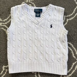 Ralph Lauren Cream Cable Knit Sweater